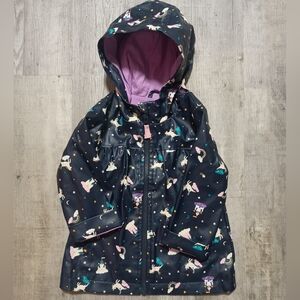 Cat & Jack Girls Unicorn Printed Raincoat